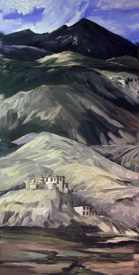 Ladakh 50x100 Acryl auf Leinwand
